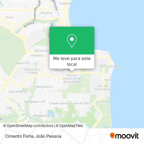 Cimento Forte mapa