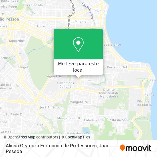 Alissa Grymuza Formacao de Professores mapa