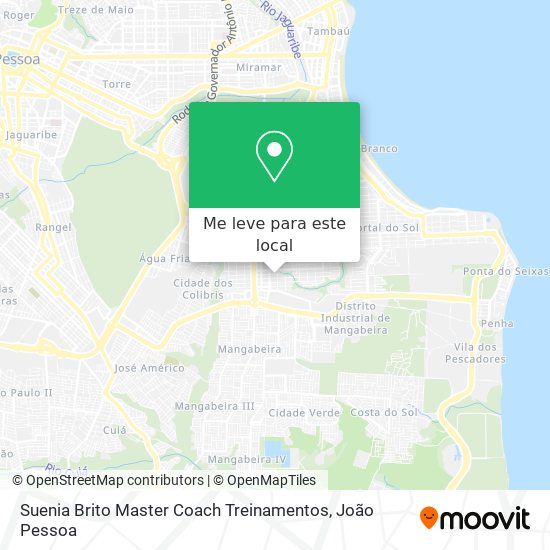Suenia Brito Master Coach Treinamentos mapa