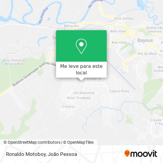 Ronaldo Motoboy mapa