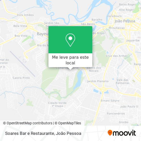 Soares Bar e Restaurante mapa