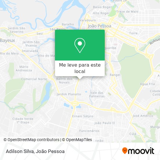 Adilson Silva mapa