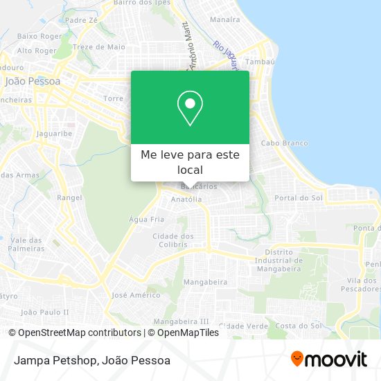 Jampa Petshop mapa