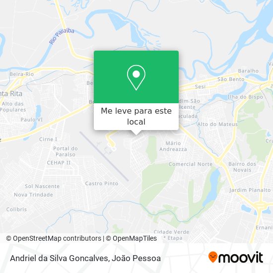 Andriel da Silva Goncalves mapa