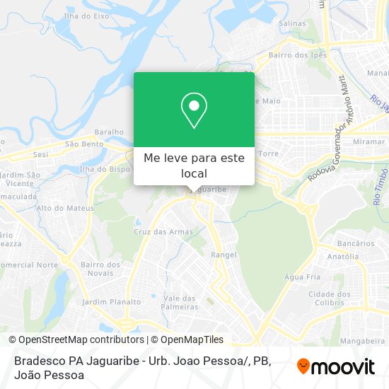 Bradesco PA Jaguaribe - Urb. Joao Pessoa / , PB mapa