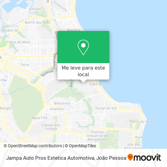 Jampa Auto Pros Estetica Automotiva mapa