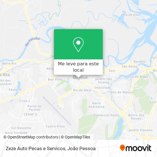 Zeze Auto Pecas e Servicos mapa