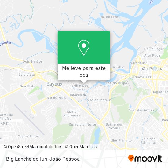 Big Lanche do Iuri mapa