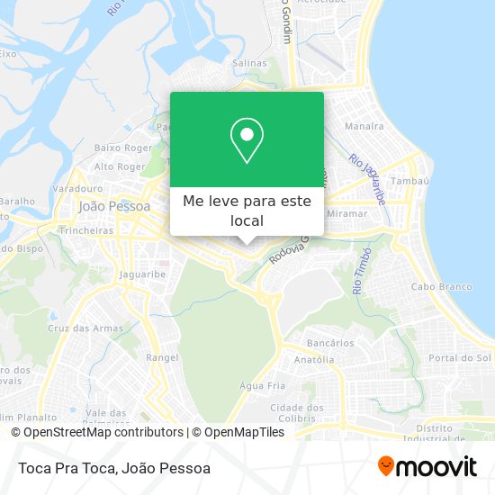 Toca Pra Toca mapa