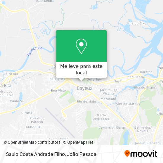 Saulo Costa Andrade Filho mapa