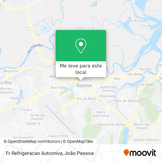 Fr Refrigeracao Automiva mapa