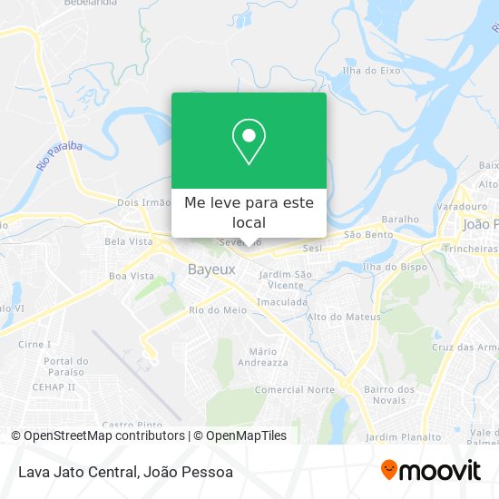 Lava Jato Central mapa