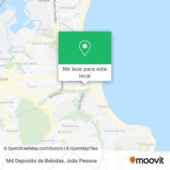 Md Deposito de Bebidas mapa