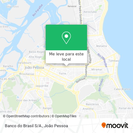 Banco do Brasil S/A. mapa