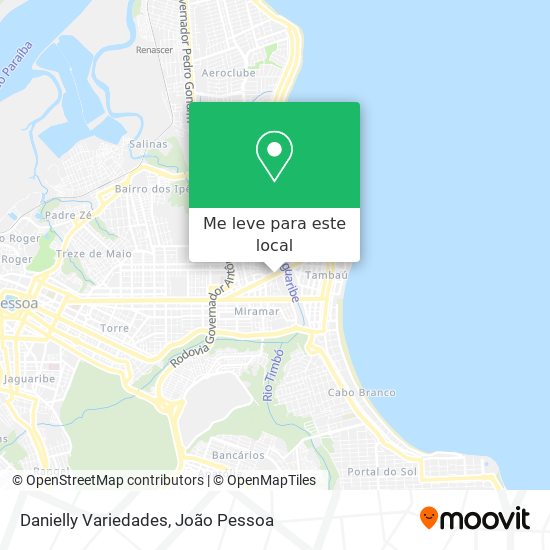 Danielly Variedades mapa