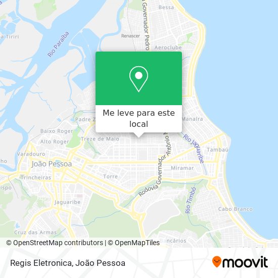 Regis Eletronica mapa