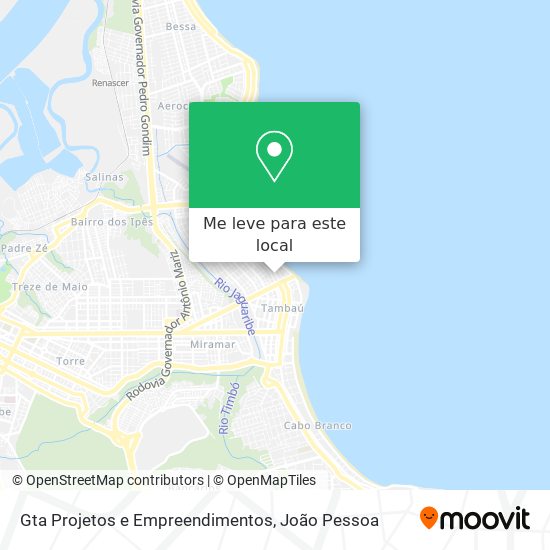 Gta Projetos e Empreendimentos mapa
