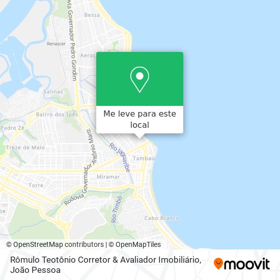 Rômulo Teotônio Corretor & Avaliador Imobiliário mapa