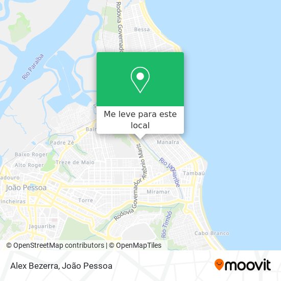 Alex Bezerra mapa