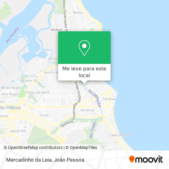 Mercadinho da Leia mapa