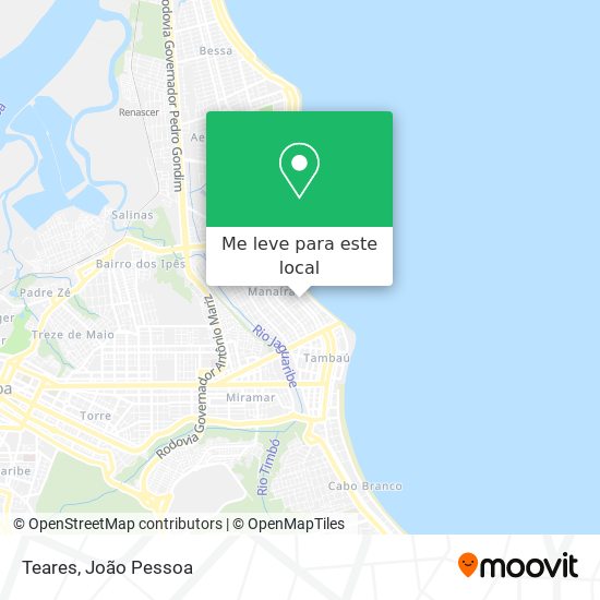 Teares mapa