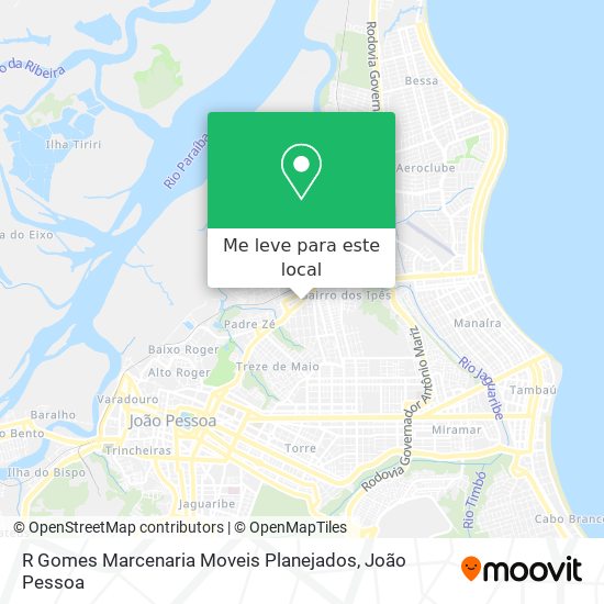 R Gomes Marcenaria Moveis Planejados mapa