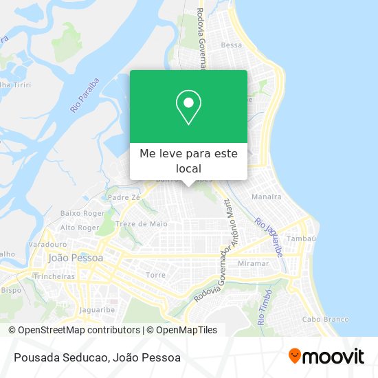 Pousada Seducao mapa
