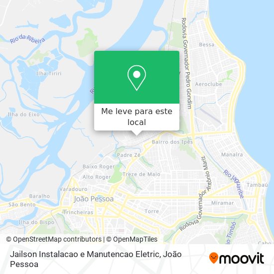 Jailson Instalacao e Manutencao Eletric mapa