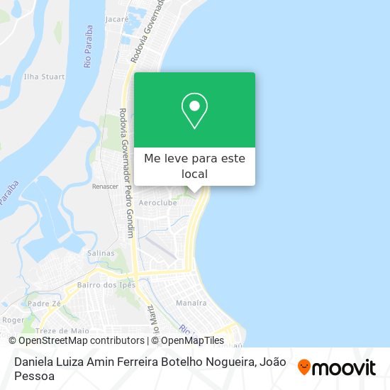 Daniela Luiza Amin Ferreira Botelho Nogueira mapa