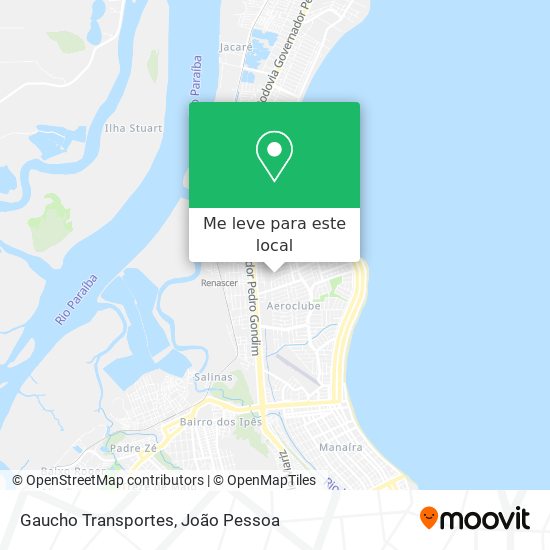 Gaucho Transportes mapa
