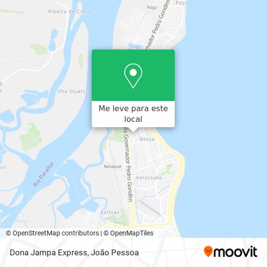 Dona Jampa Express mapa