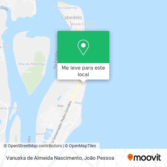 Vanuska de Almeida Nascimento mapa