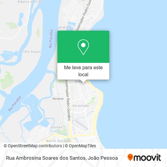 Rua Ambrosina Soares dos Santos mapa