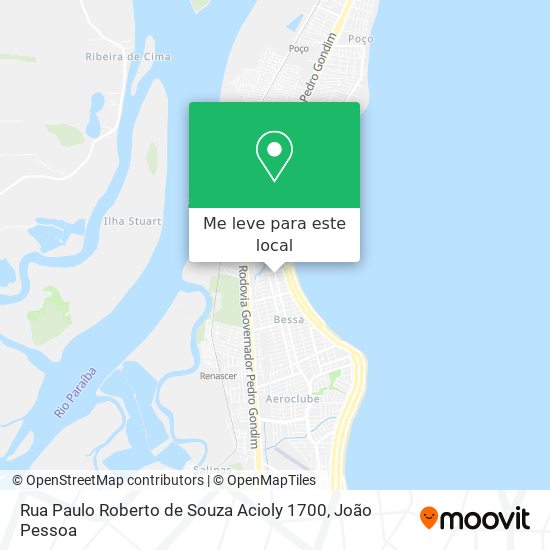Rua Paulo Roberto de Souza Acioly 1700 mapa