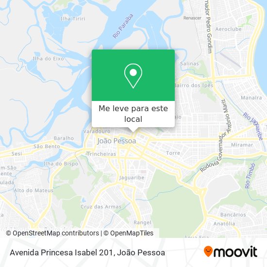 Avenida Princesa Isabel 201 mapa