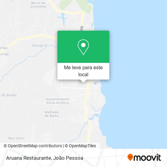Aruana Restaurante mapa