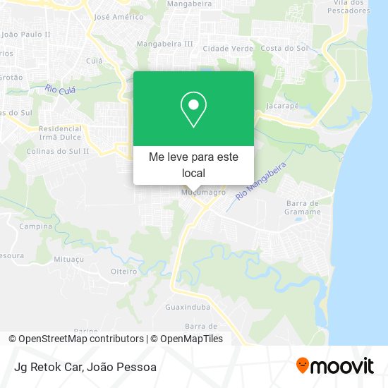 Jg Retok Car mapa