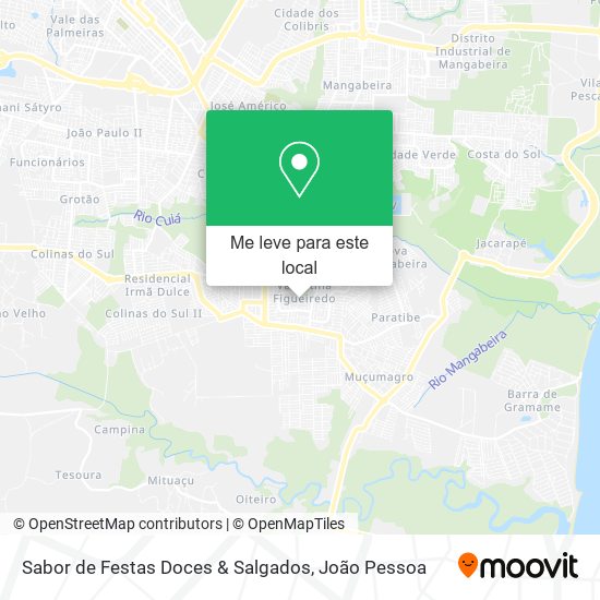 Sabor de Festas Doces & Salgados mapa