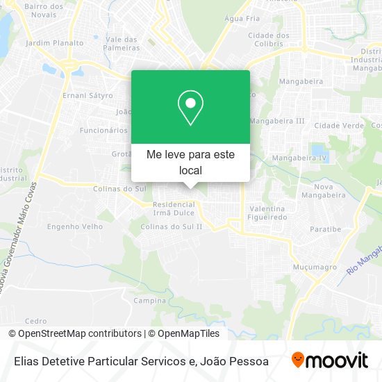 Elias Detetive Particular Servicos e mapa