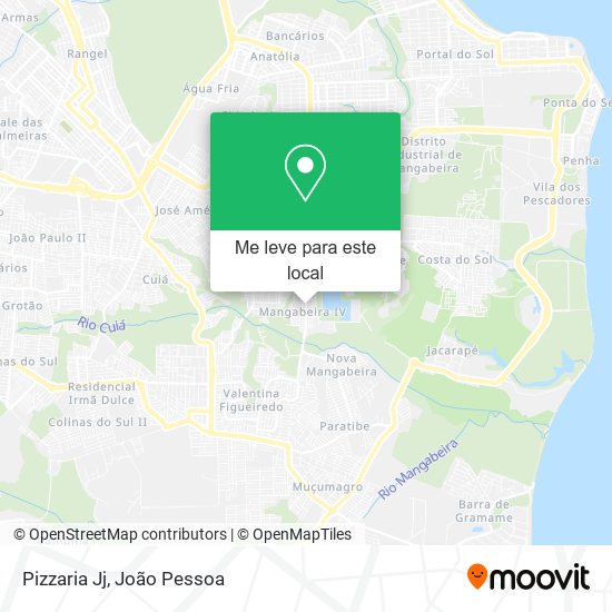 Pizzaria Jj mapa