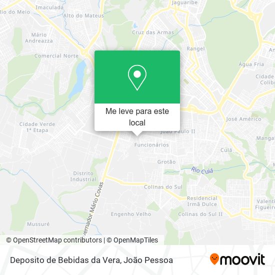 Deposito de Bebidas da Vera mapa