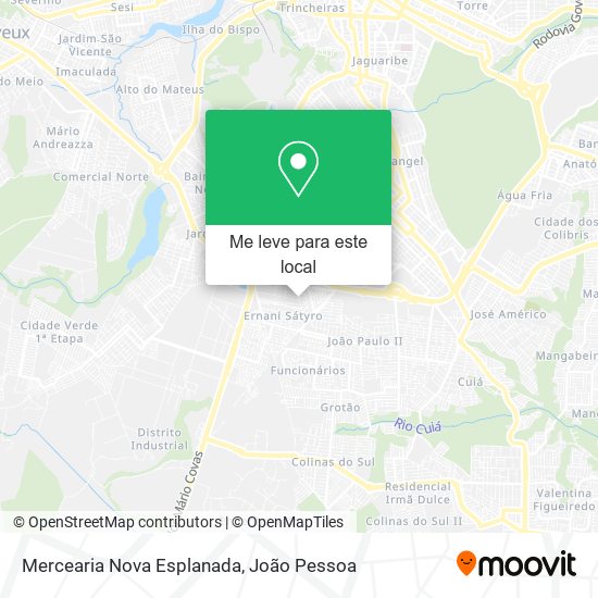 Mercearia Nova Esplanada mapa