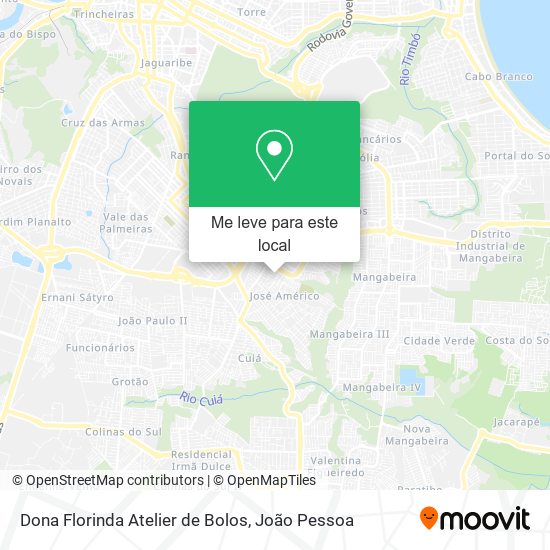 Dona Florinda Atelier de Bolos mapa