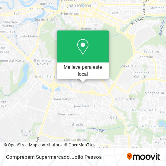 Comprebem Supermercado mapa