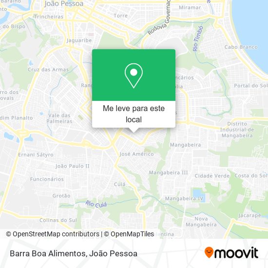 Barra Boa Alimentos mapa