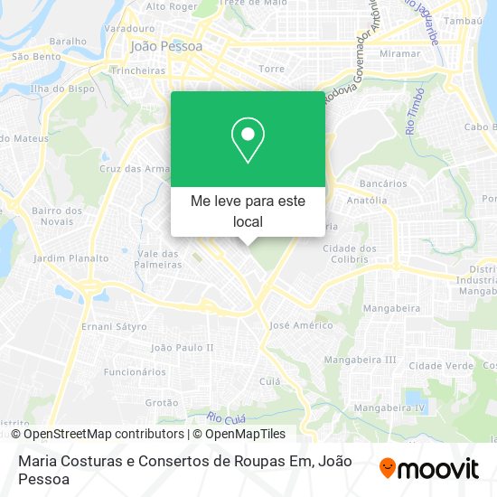 Maria Costuras e Consertos de Roupas Em mapa