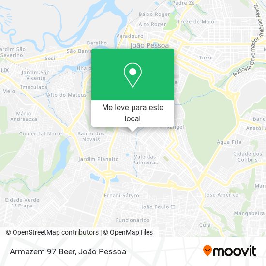 Armazem 97 Beer mapa