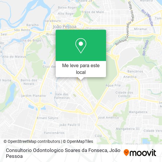 Consultorio Odontologico Soares da Fonseca mapa