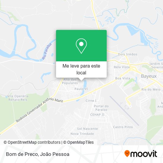 Bom de Preco mapa
