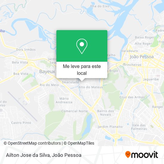 Ailton Jose da Silva mapa